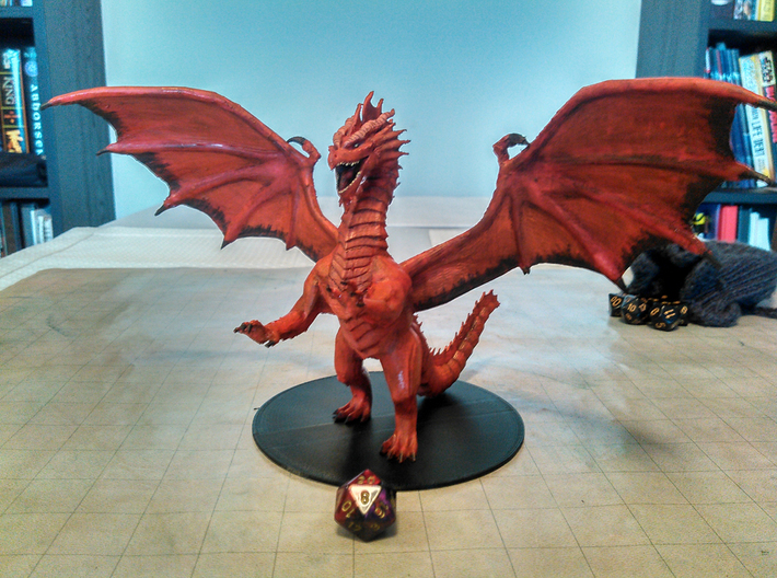 Ancient Red Dragon - Colossal Sized 3d printed