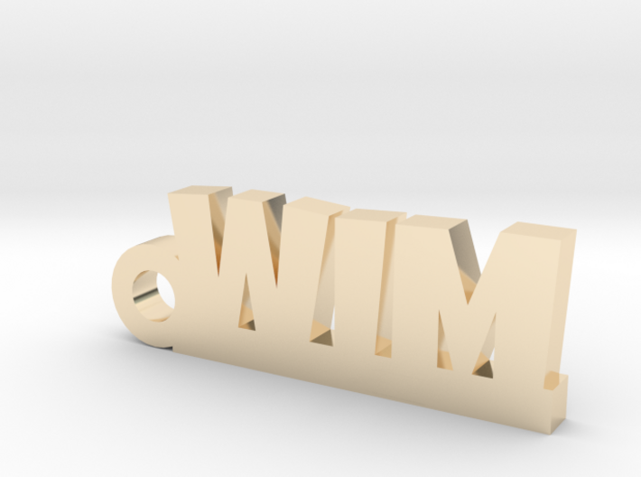 WIM keychain Lucky 3d printed