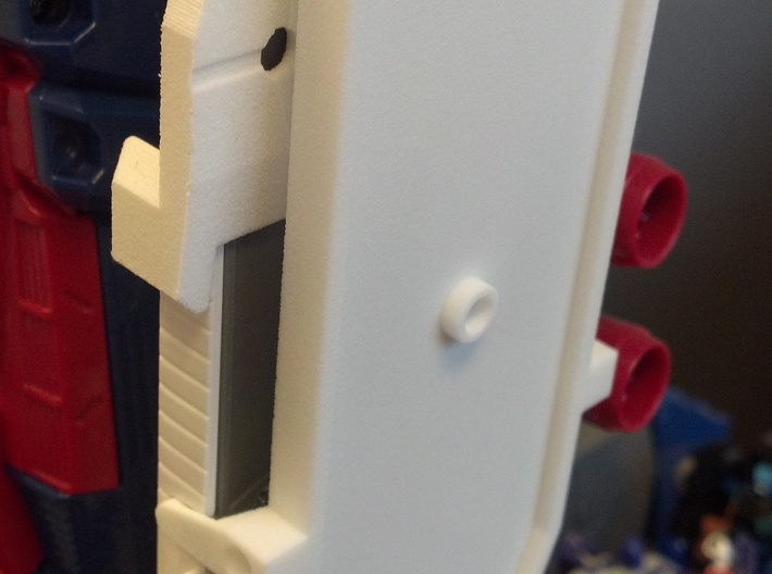Titans Return Fort Max Folding Ramp 3d printed Clips into place in robot mode