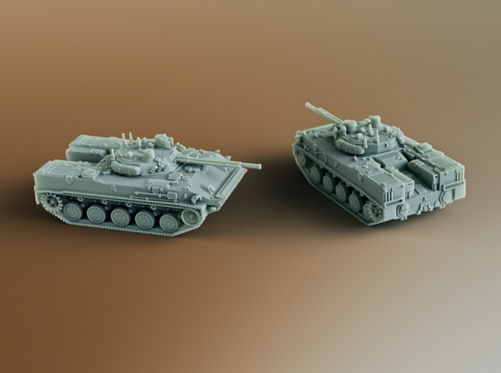 BMD-4 Infantry fighting vehicle (IFV) Scale: 1:144 3d printed