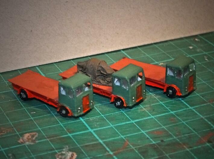 N gauge flatbed lorry 3d printed PLA trial prints