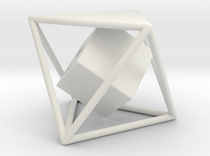 Dual Solids Octahedron-Cube 3d printed