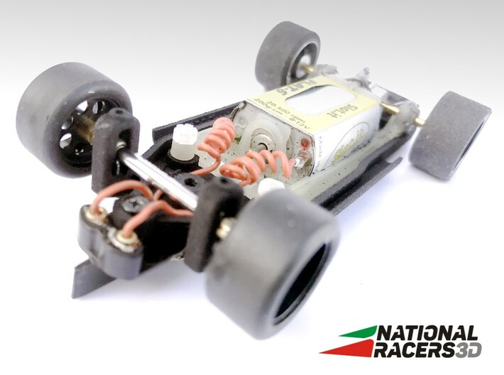 Chassis - MRRC Cheetah (Inline) 3d printed 