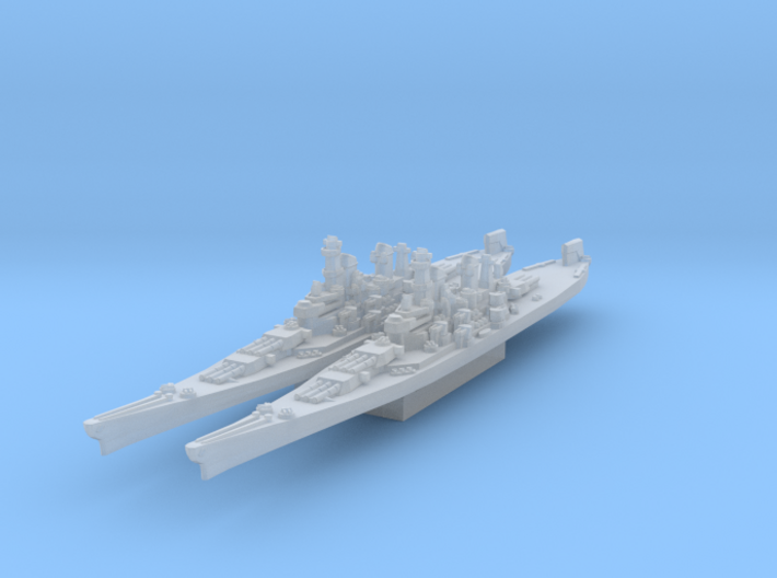 Iowa class battleship (Axis &amp; Allies) 3d printed