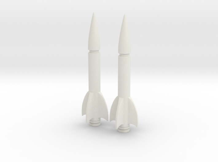Fired Missles 3d printed