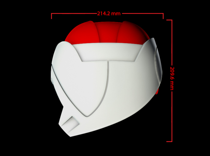 Iron Man Mark IV Shoulder Armor (Inner) 3d printed CG Render ( Side Measurements, Inner Armor with Outer Armor)