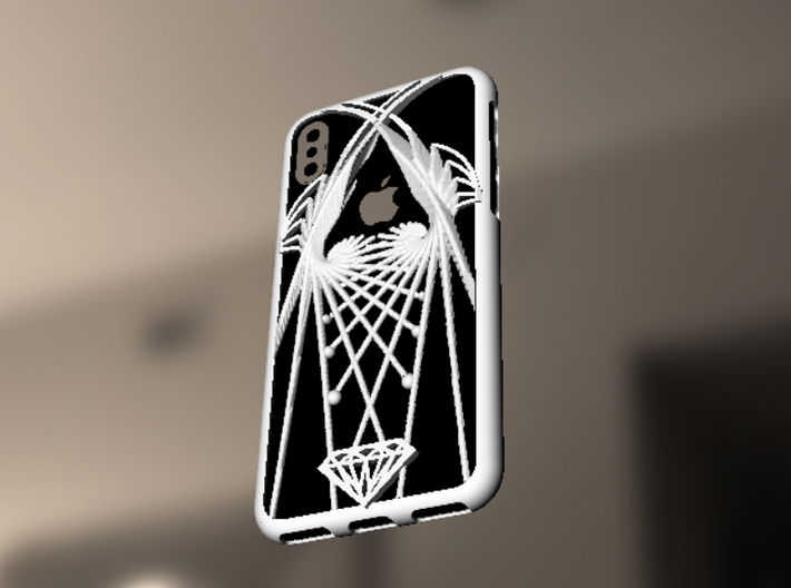 iPhone X case - Wings design 3d printed 