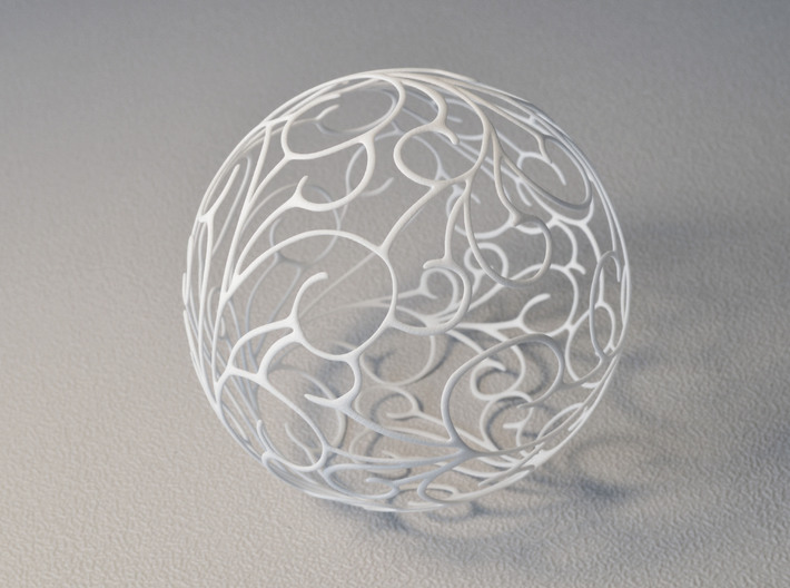Ball of Winds - Air Element Sculpture 3d printed Ball of Winds
