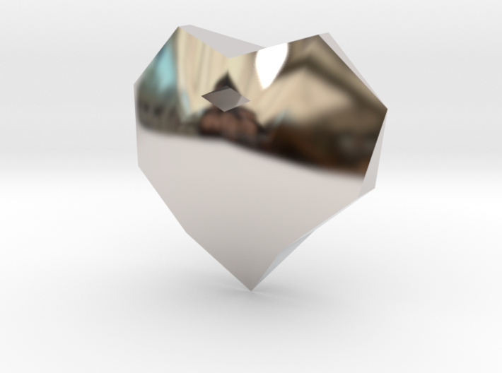 9mm f134 heart diamond hole gmtrx 3d printed