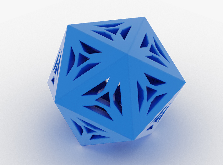 Decorative Icosahedron 3d printed