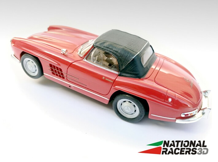 Chassis - Top Slot Mercedes Benz 300SL Roadster 3d printed 