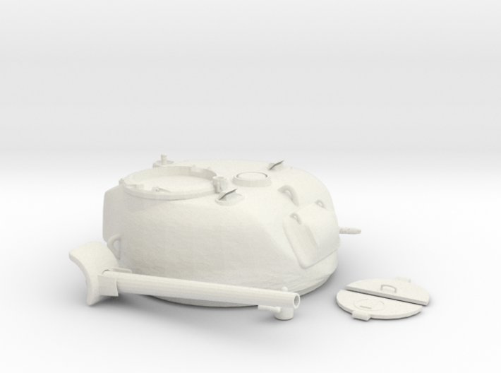 1-9th scale Sherman Turret parted 3d printed