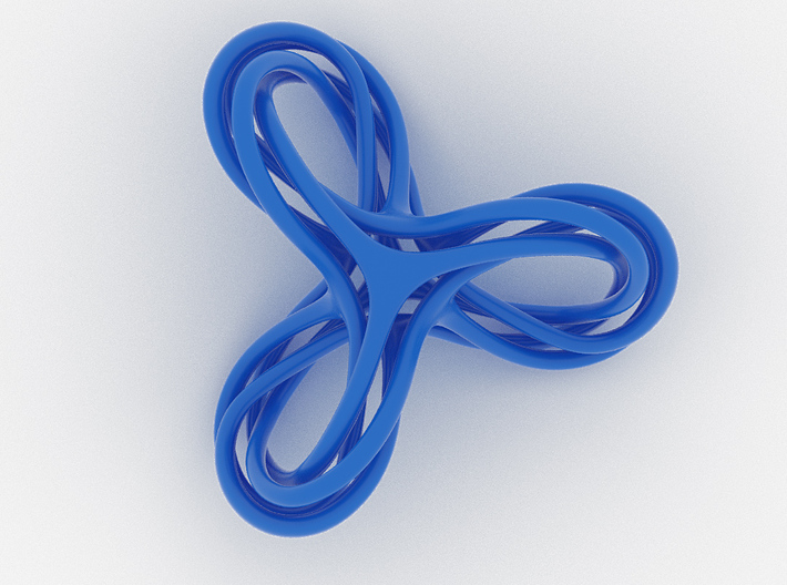 Cyclic Knot Sculpture 3d printed 