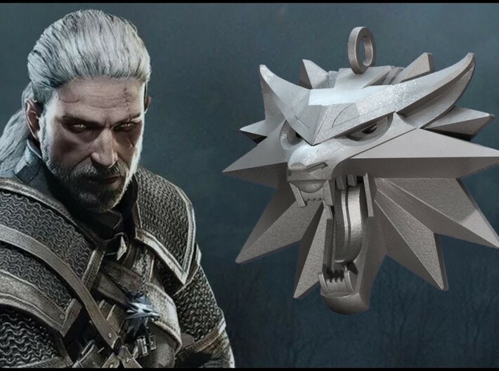 The Witcher 3 (Medallion) 3d printed