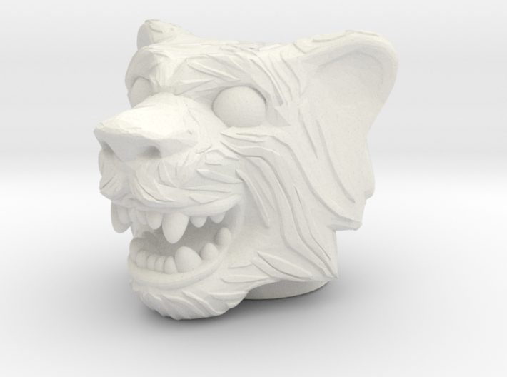 Tigerman Head - Multisize 3d printed