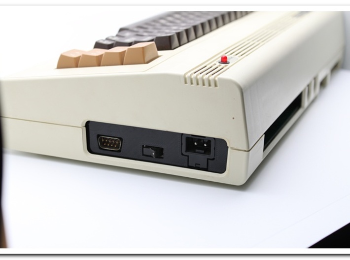 Early Commodore VIC-20 Port Cover Plate by COREi64 3d printed 