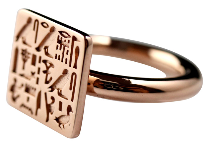 Ring of Priest Sienamun - Gold 3d printed