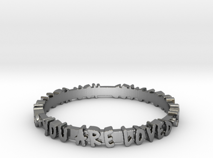 You Are Loved Ring (Multiple Sizes) 3d printed 