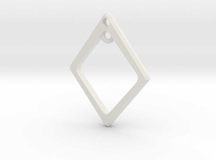 Diamond Charm Frame 3d printed