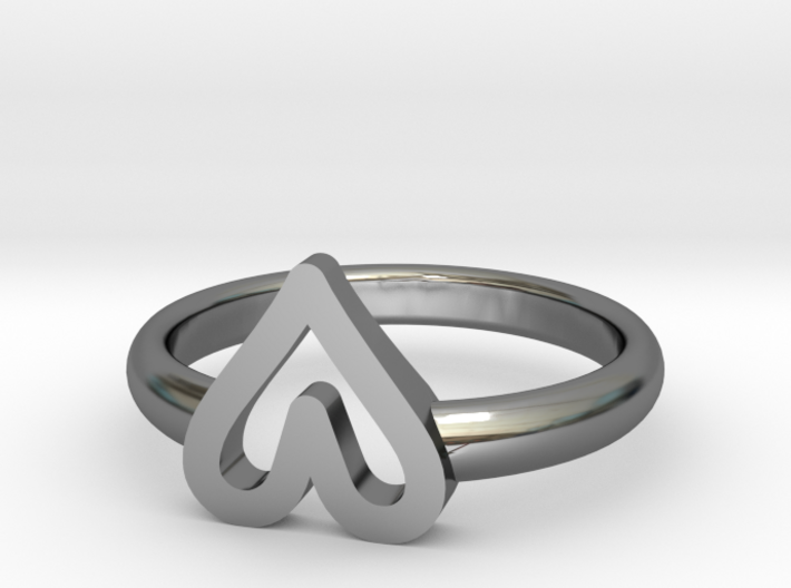 ring hearth All sizes, Multisize 3d printed