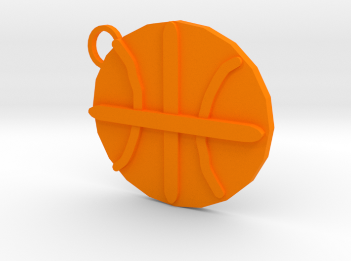 Basketball Keycahin 3d printed