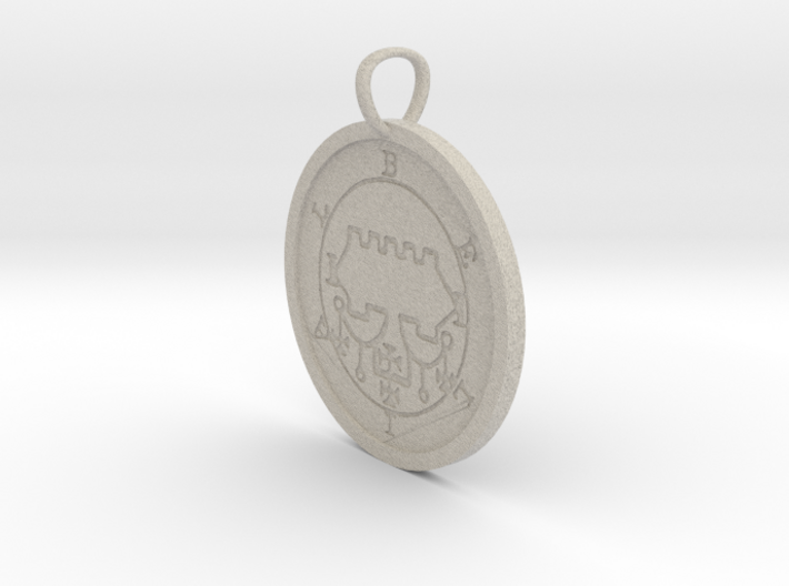 Belial Medallion 3d printed
