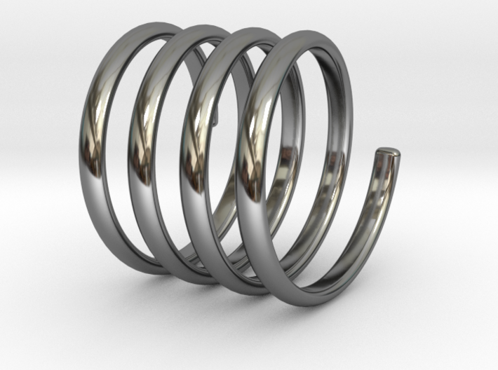 spring coil ring all sizes 3d printed