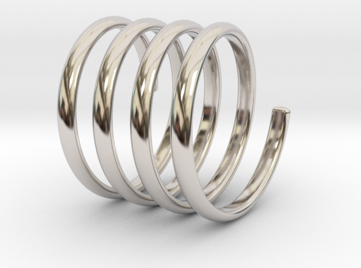 spring coil ring all sizes 3d printed