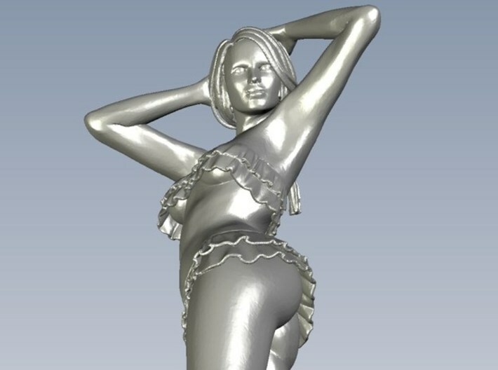 1/32 scale nose-art striptease dancer figure A x 1 3d printed 