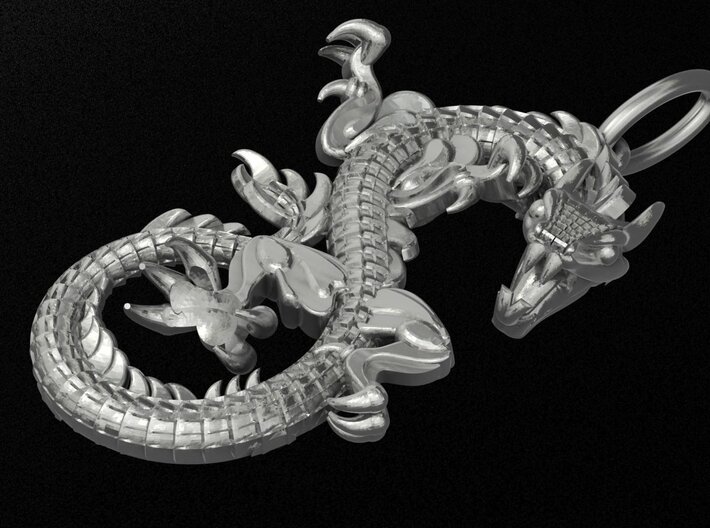 Dragon pendant # 2 3d printed Add a caption...