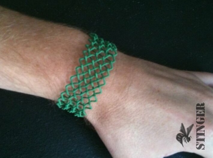 Woven Bracelet Small 3d printed