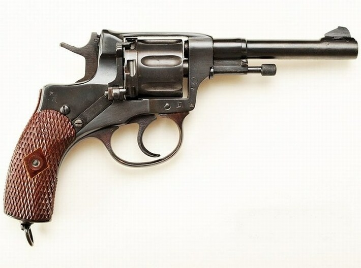 1/3 scale Nagant M1895 revolver x 1 3d printed 