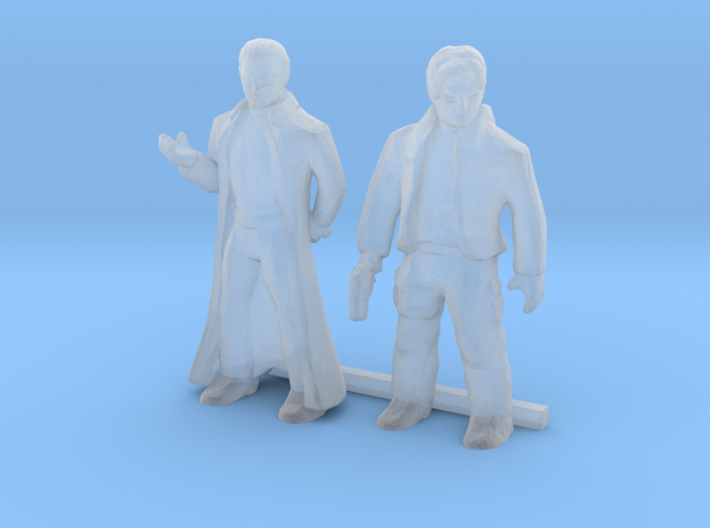 O Scale Male Robbers 3d printed This is render not a picture