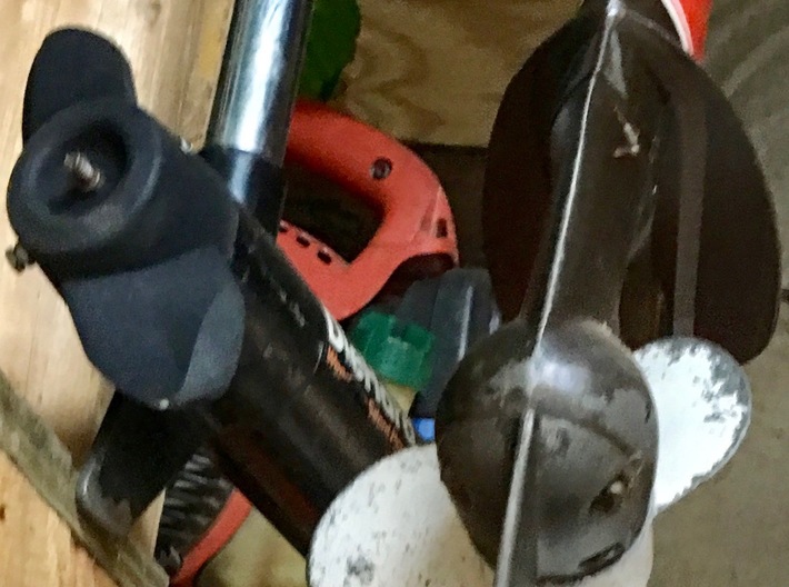 Sears Trolling Propeller 3d printed On Left Mounted