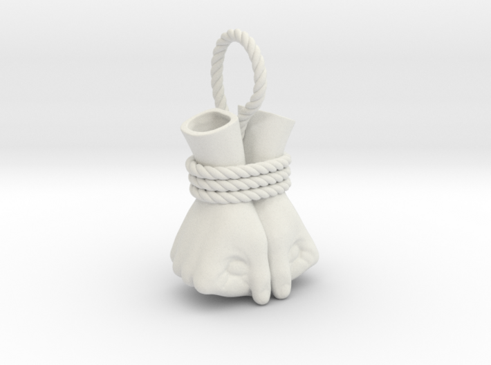 Bound Hands 3d printed