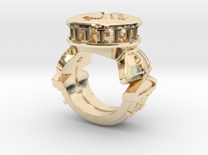 Anello Italia 3d printed