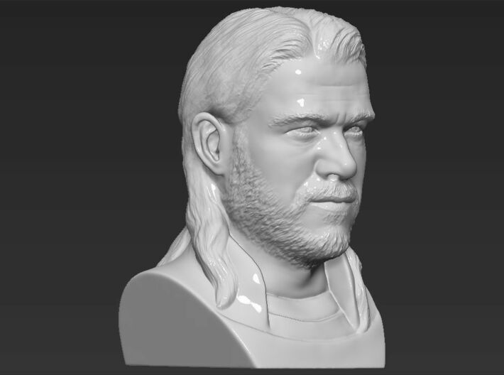 Thor bust 3d printed 