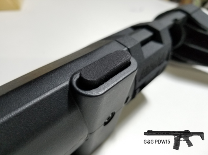 G&amp;G PDW15 &amp; CQB - Upgrade Rail Release Tabs 3d printed