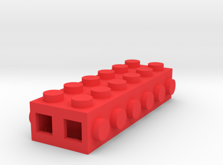 Custom LEGO-inspired brick 6x2 3d printed