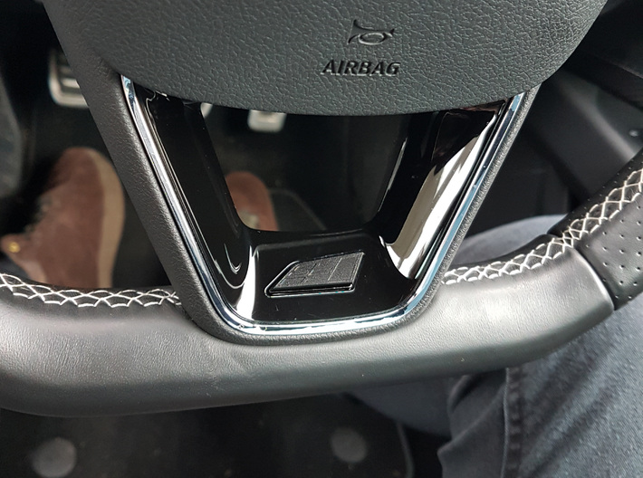 Cupra Flag Steering Wheel 25mm (Small) 3d printed 