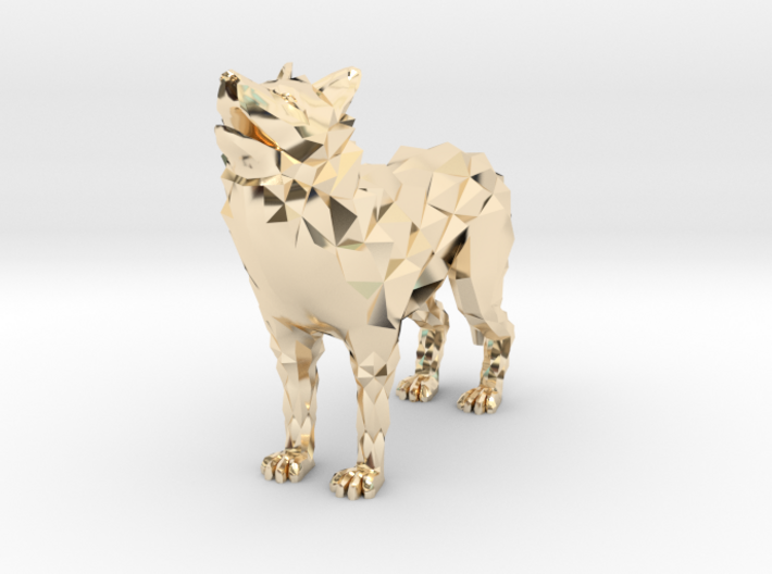 Timber wolf 3d printed