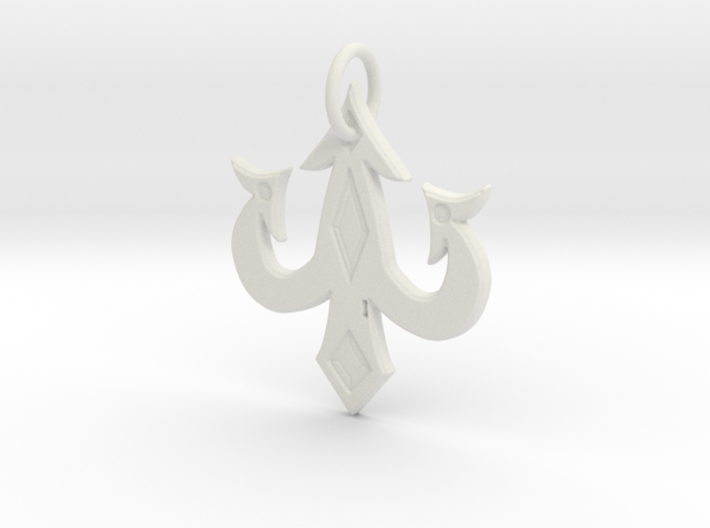 luck charm keychain 3d printed