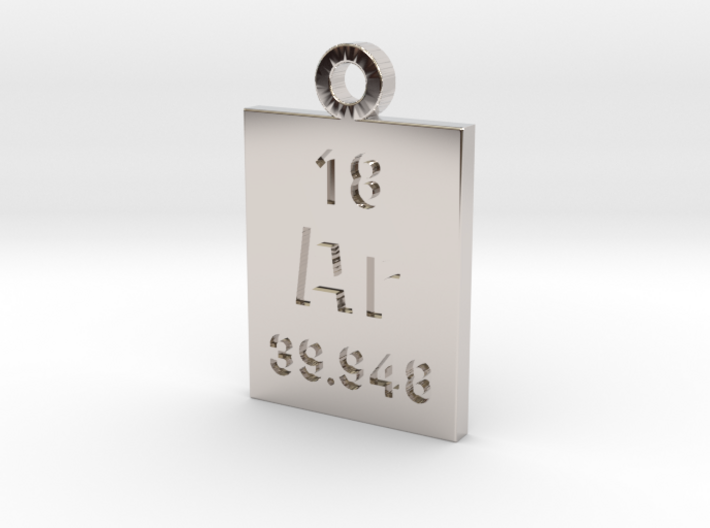 Ar Periodic Pendant 3d printed