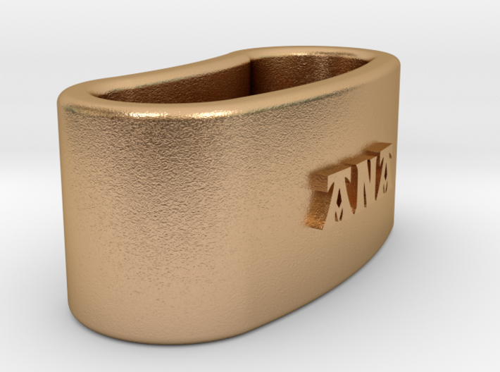 ANA 3D Napkin Ring with lauburu 3d printed