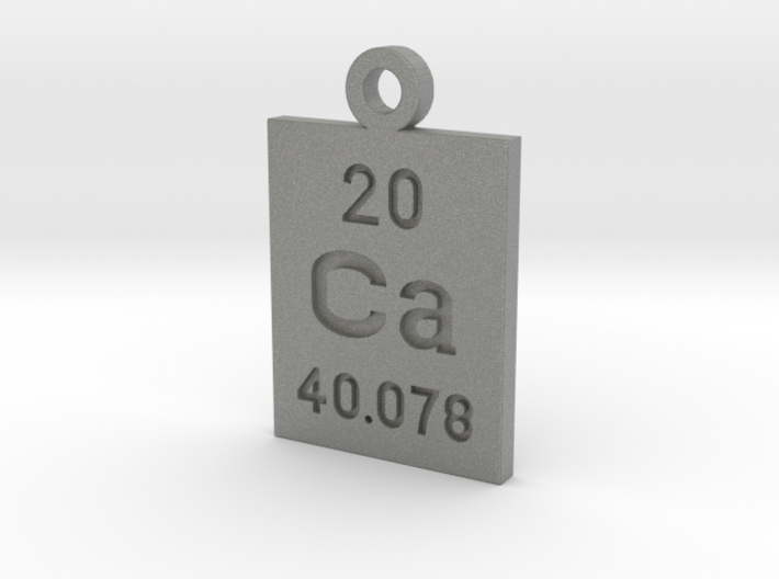 Ca Periodic Pendant 3d printed