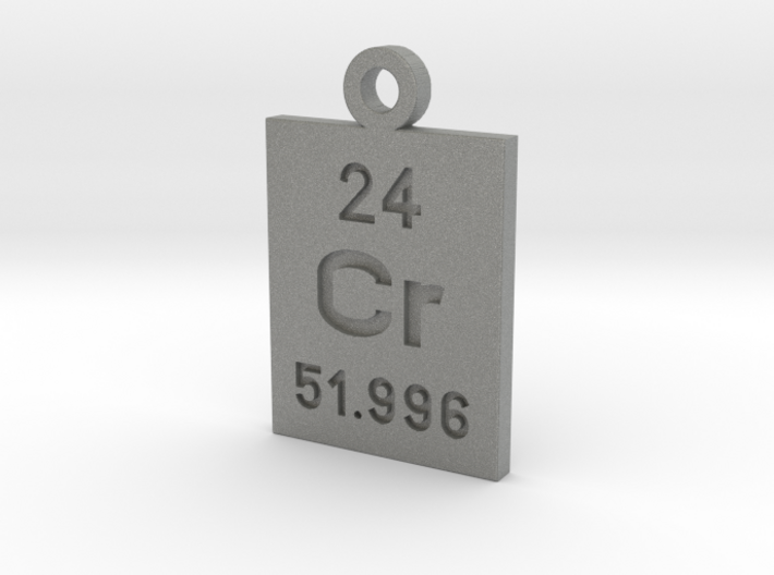 Cr Periodic Pendant 3d printed