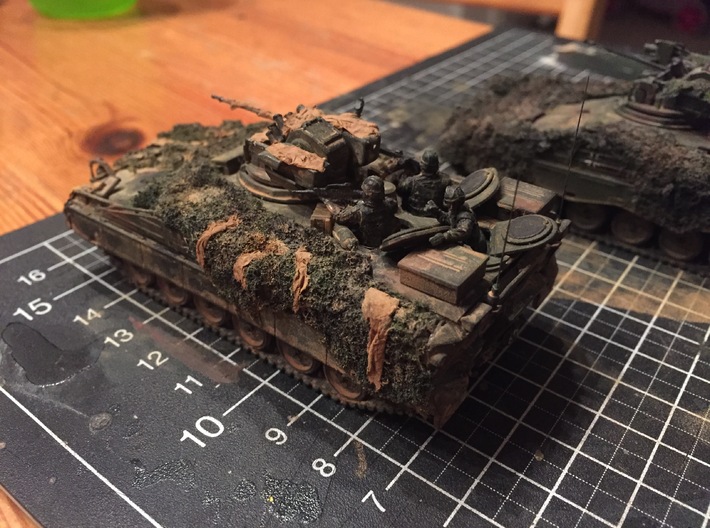 Umbausatz: SPz Marder 1A3 auf Marder 1A5 1:72 /Con 3d printed Ready Build Marder 1A5 - base Modell Revell