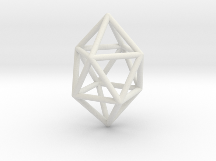 0764 J17 Gyroelongated Square Dipyramid (a=1cm) #1 3d printed