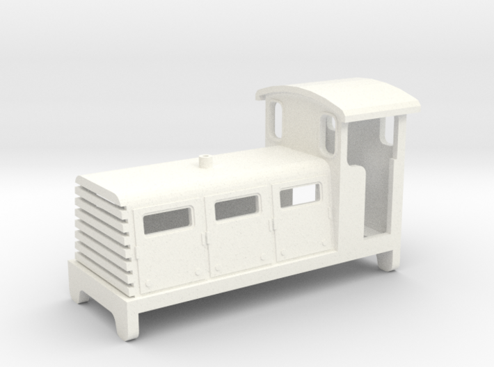 JENBACH 0-6-0 DIESEL LOCOMOTIVE BODYSHELL - 009 3d printed 1