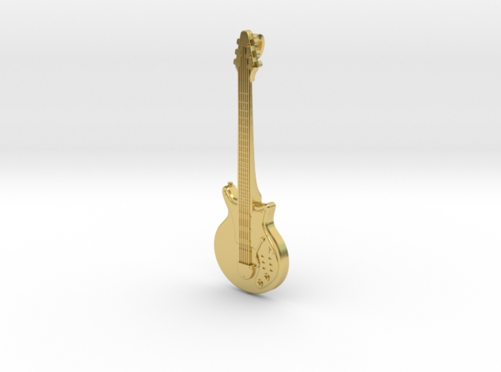 Brian May's Red Special [pendant] 3d printed